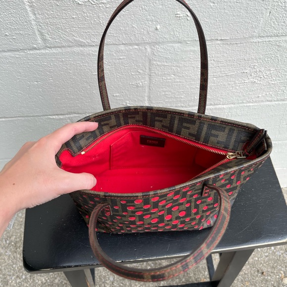 Fendi Red Mini Purse - Picture 4 of 4